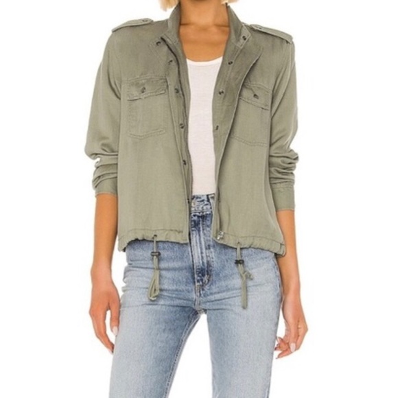 𝅺Rails Chore Jacket Sage Green Military Utility Lightweight Zip Work Wear Large - Picture 1 of 10